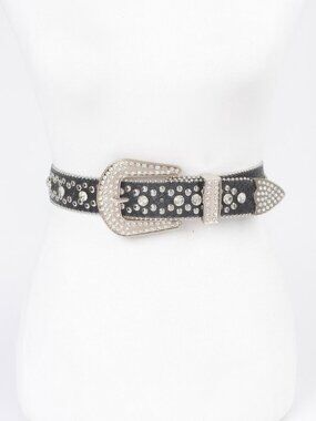 Studded Rhinestone Belt